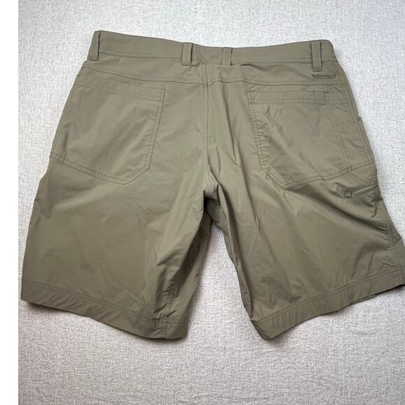 Marmot Men’s 38 Tan Nylon Outdoor Zip Cargo Shorts D52390 Performance Hiking - Picture 2 of 7